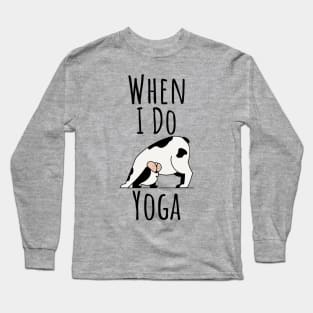 Yoga Cow Pose Long Sleeve T-Shirt